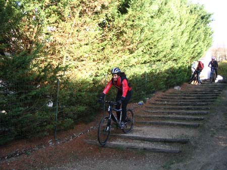 descente des escaliers